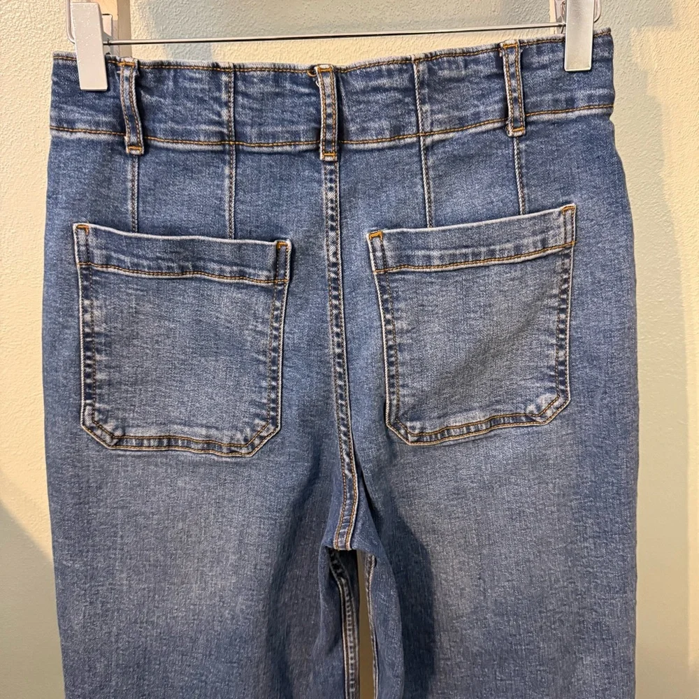 Bagatelle Women Wide Leg Jeans Size 28 Stretch High Waist - Picture 5 of 11